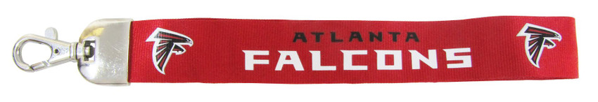 Atlanta Falcons Lanyard Keychain ID Holder NFL Fan Accessory - Wristlet