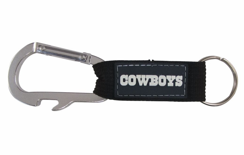 Dallas Cowboys Carabiner Keychain NFL Key Holder Clip Fan Accessory