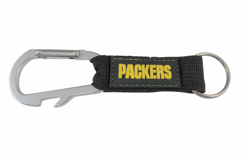 Green Bay Packers Carabiner Keychain NFL Key Holder Clip Fan Accessory