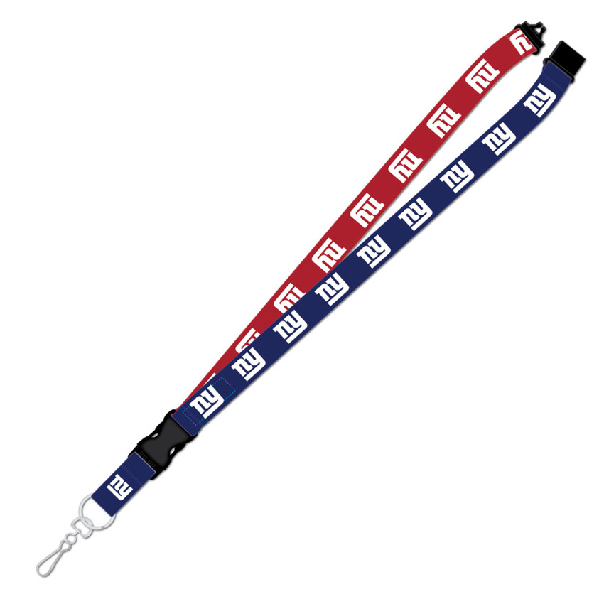 New York Giants Lanyard Keychain ID Holder NFL Fan Accessory - Two-Tone