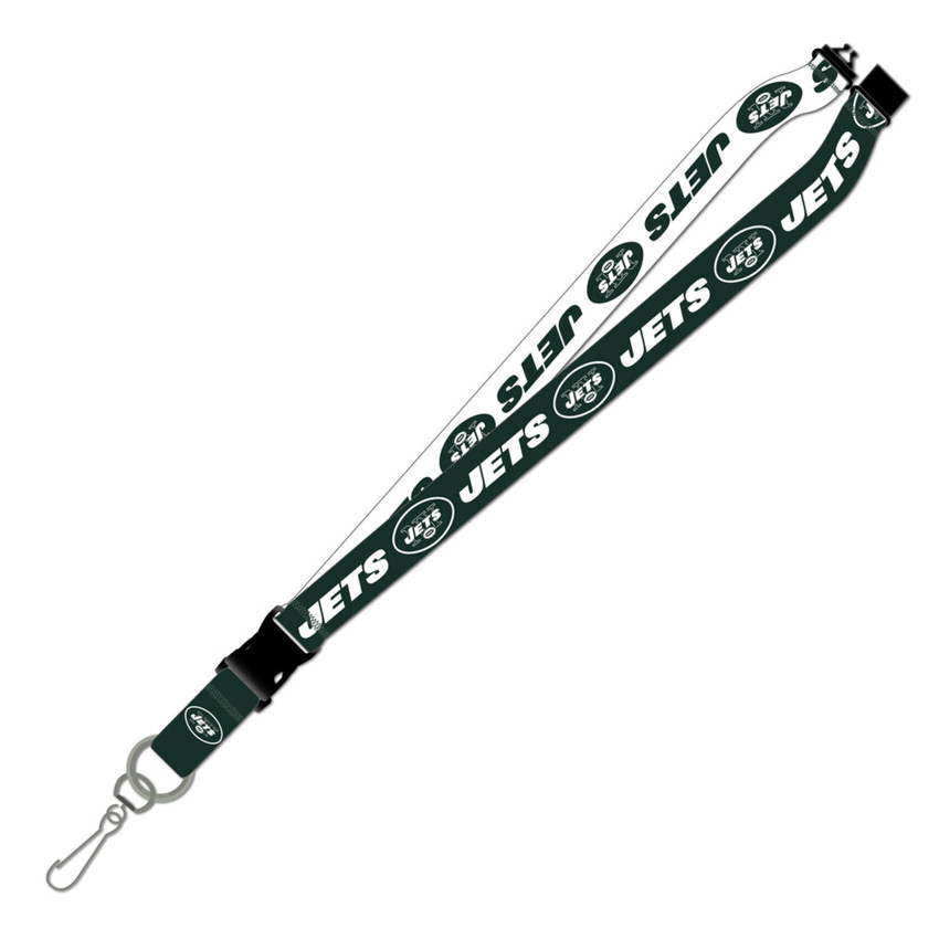 New York Jets Lanyard Keychain ID Holder NFL Fan Accessory - Two-Tone