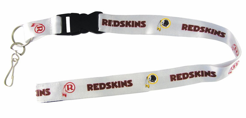 Washington Commanders Lanyard Keychain ID Holder NFL Fan Accessory - Breakaway with Key Ring - Retro Style