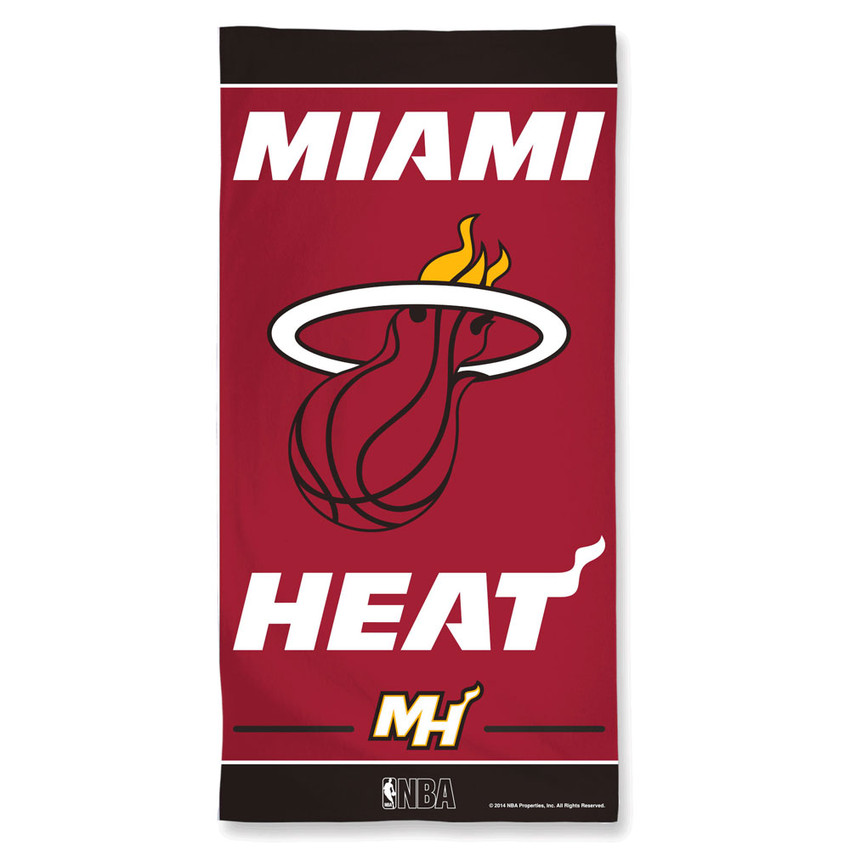 Miami Heat Beach Towel 30x60 NFL Fan Bath Towel Beach Style
