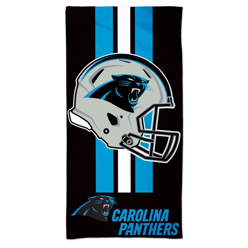 Carolina Panthers Beach Towel 30x60 NFL Fan Bath Towel Beach Style
