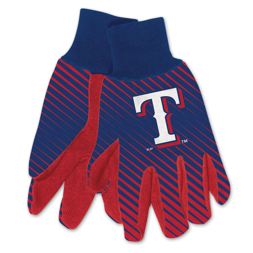 Texas Rangers Two Tone Gloves Adult Size
