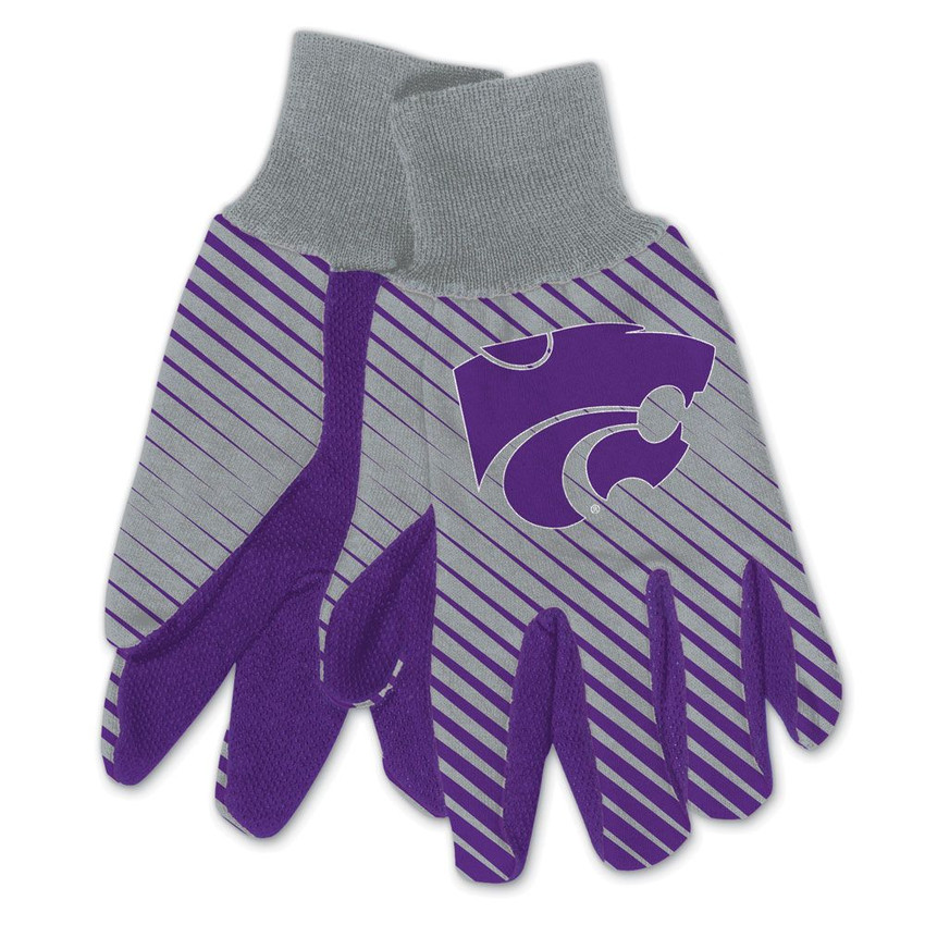 Kansas State Wildcats Two Tone Gloves Adult Size