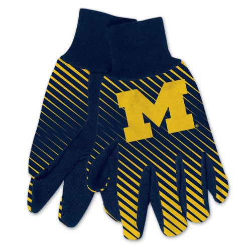 Michigan Wolverines Two Tone Gloves Adult Size