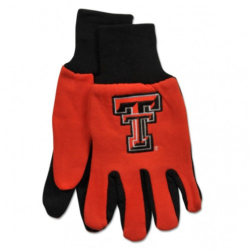 Texas Tech Red Raiders Two Tone Gloves Adult Size