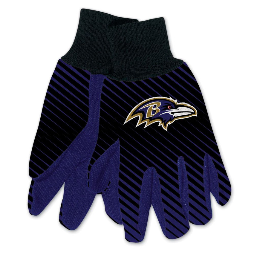 Baltimore Ravens Two Tone Gloves Adult Size