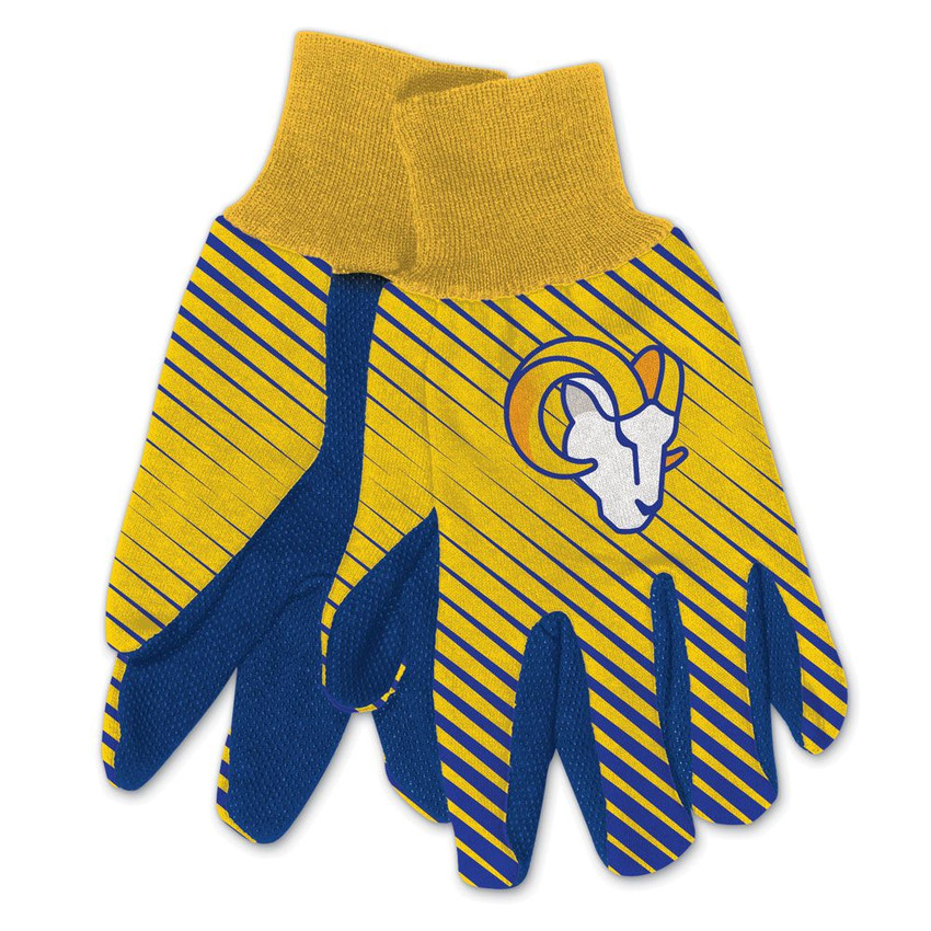 Los Angeles Rams Two Tone Gloves Adult Size