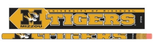 Missouri Tigers Pencil 6 Pack