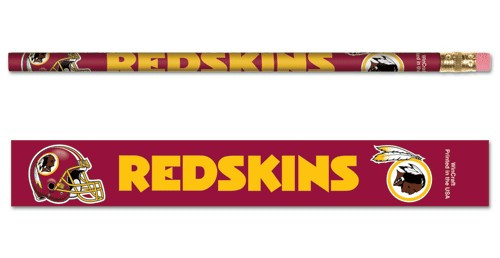 Washington Redskins Pencil 6 Pack