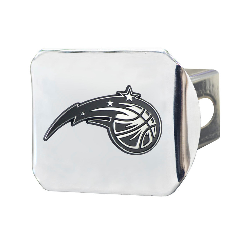NBA - Orlando Magic Hitch Cover - Chrome on Chrome 3.4"x4"