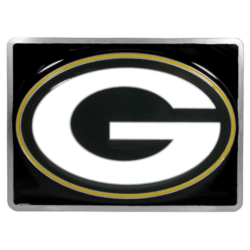 Green Bay Packers Hitch Cover Class II and Class III Metal Plugs