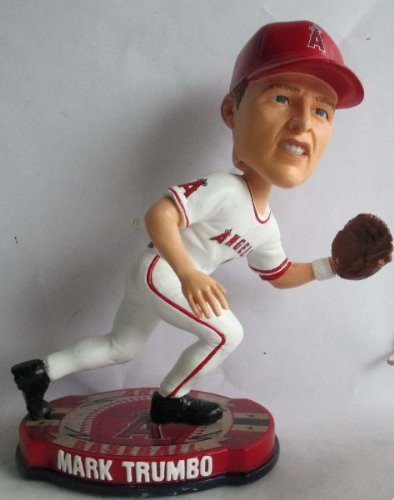 Los Angeles Angels Mark Trumbo Forever Collectibles Baseball Base Bobblehead