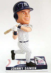 New York Yankees Johnny Damon Forever Collectibles On Field Bobblehead