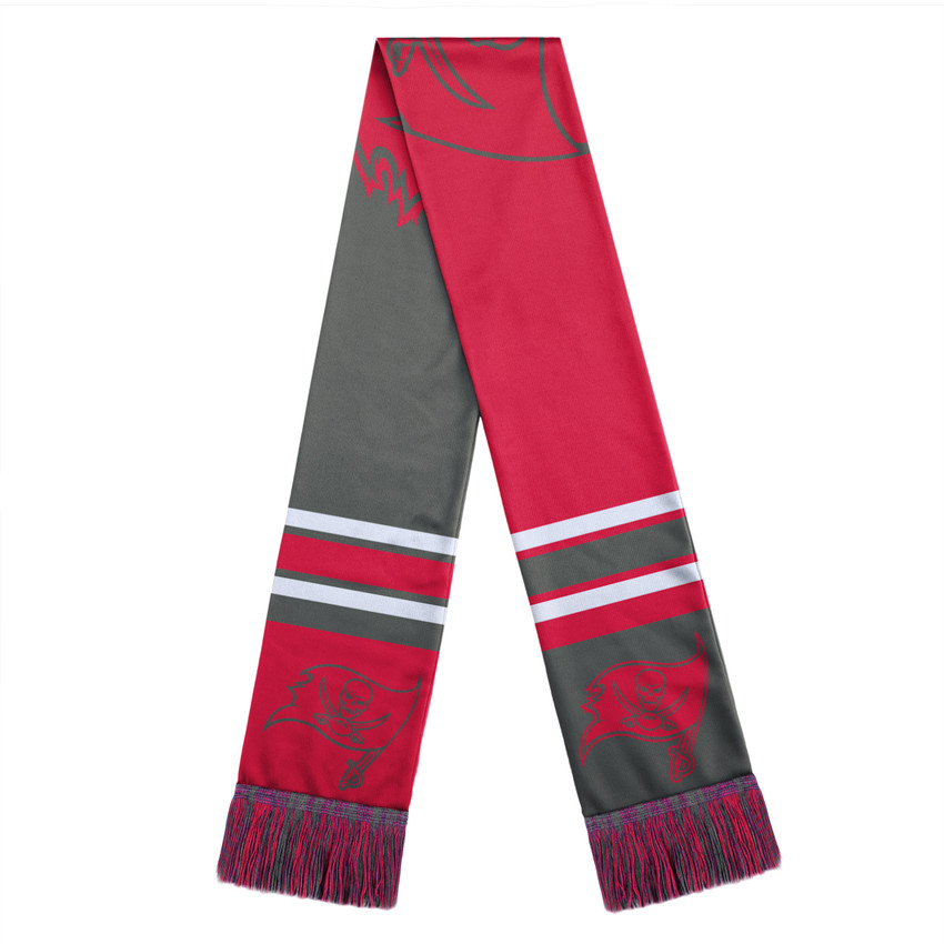 Tampa Bay Buccaneers Scarf Colorblock Big Logo Design