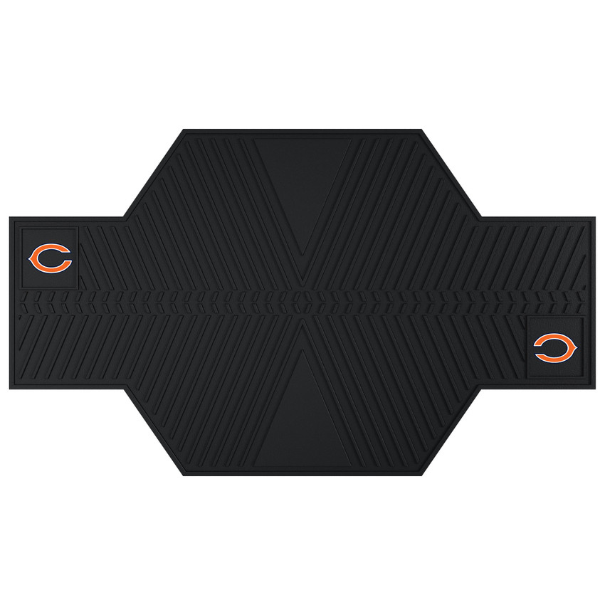 Chicago Bears Motorcycle Mat "C" Logo Black