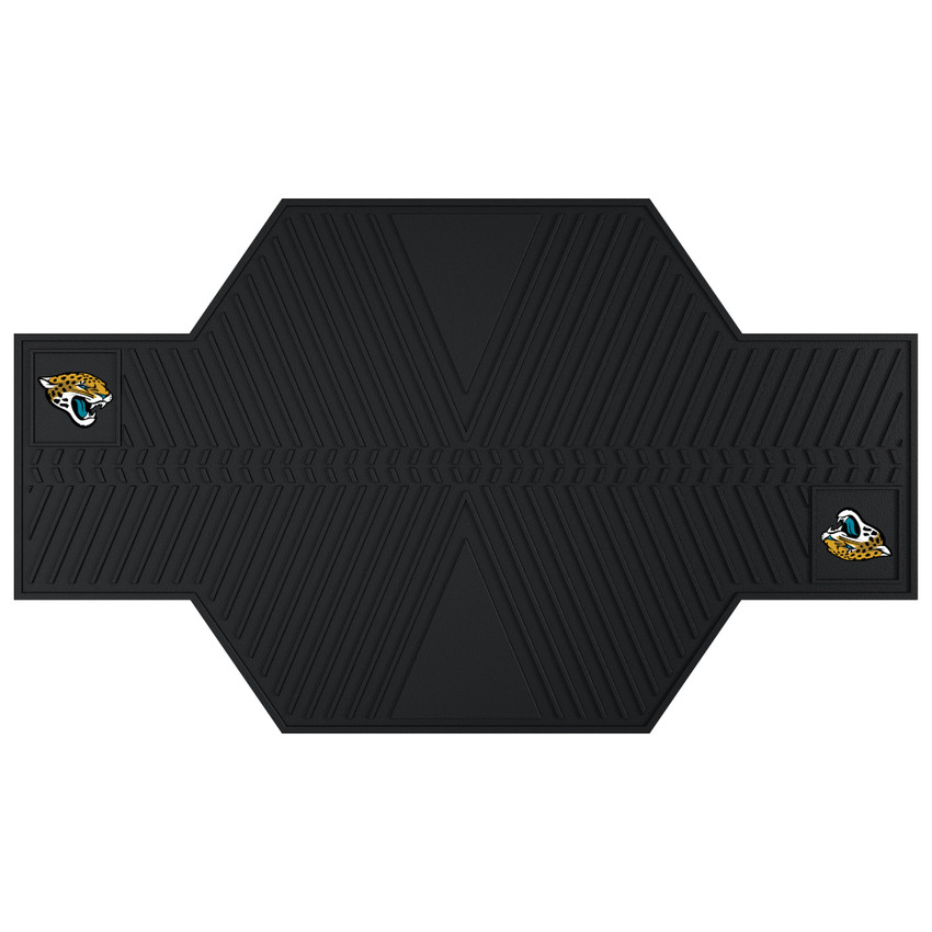 Jacksonville Jaguars Motorcycle Mat Jaguar Head Primary Logo Black