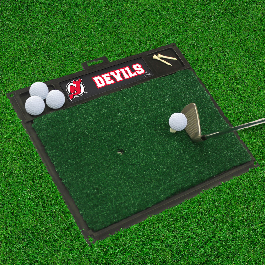 NHL - New Jersey Devils Golf Hitting Mat 20" x 17"