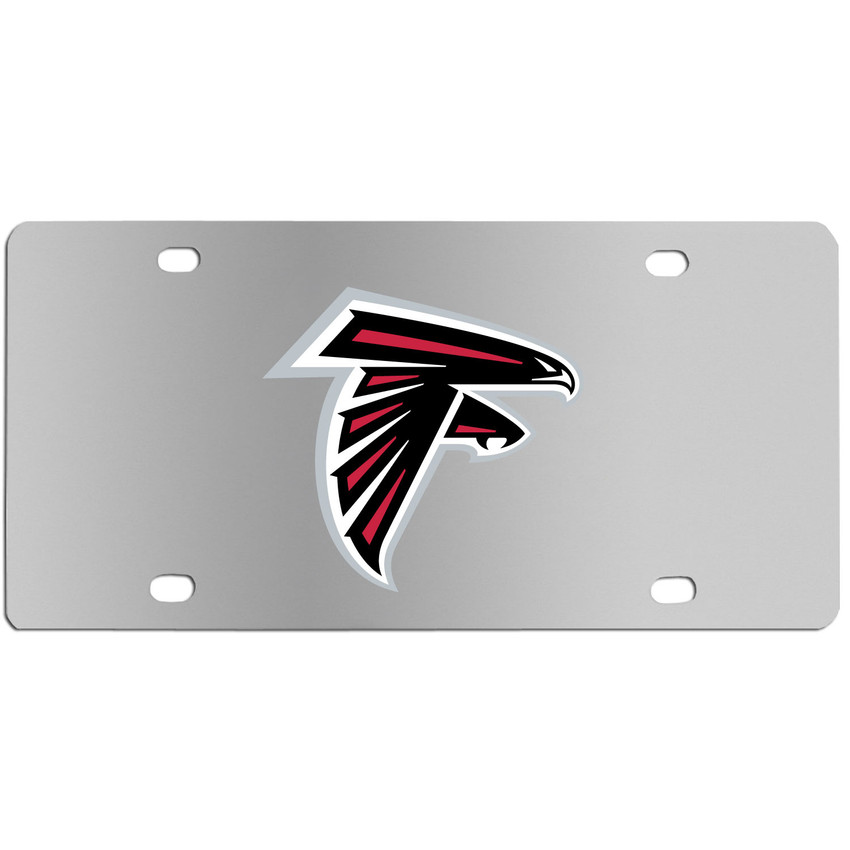 Atlanta Falcons Steel License Plate Wall Plaque