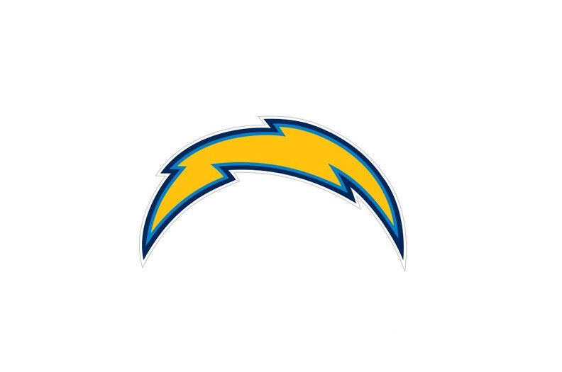 Los Angeles Chargers 8 inch Logo Magnets