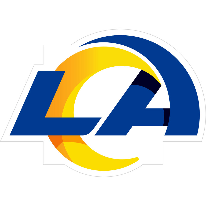 Los Angeles Rams 8 inch Logo Magnets