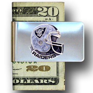 Las Vegas Raiders Steel Money Clip