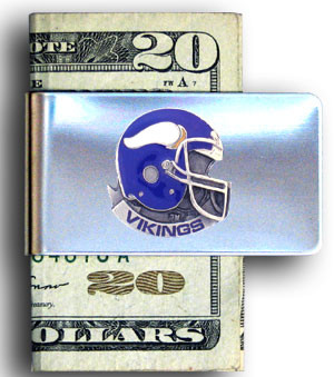 Minnesota Vikings Steel Money Clip