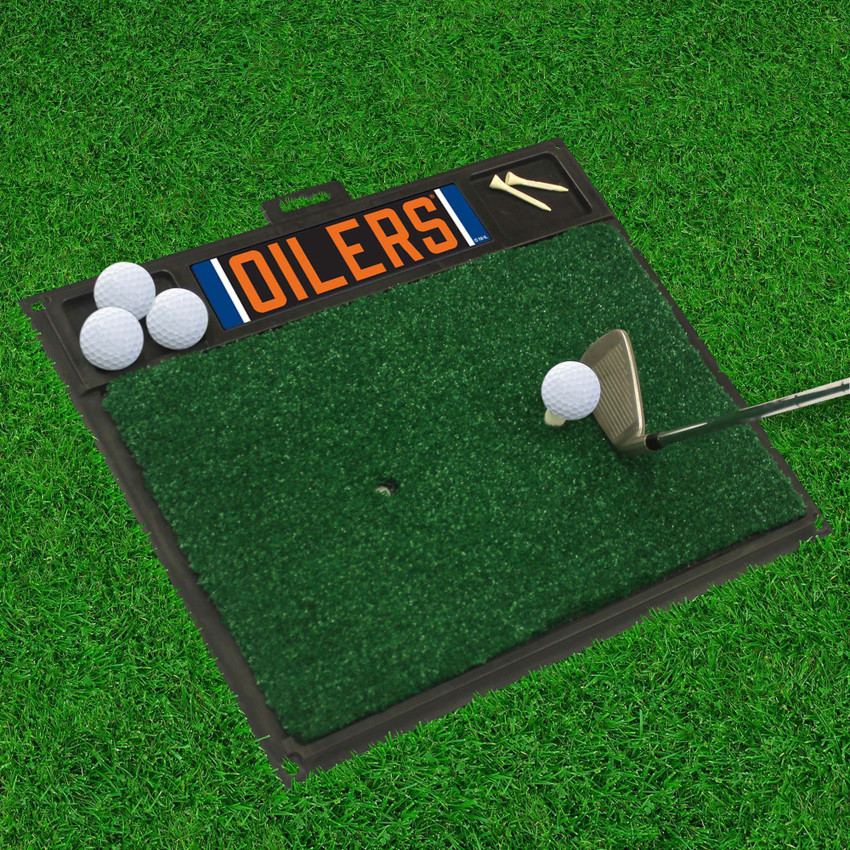 NHL - Edmonton Oilers Golf Hitting Mat 36" x 36"