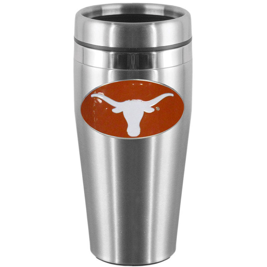 Texas Longhorns Steel Travel Mug