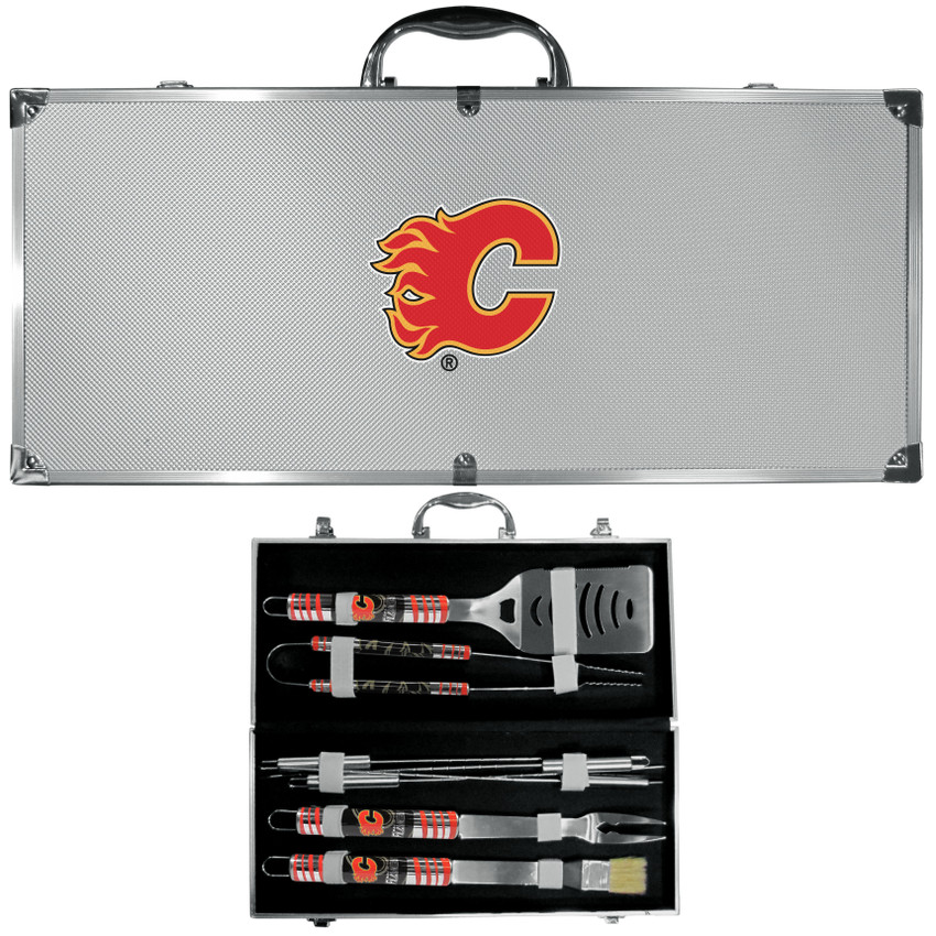 Calgary Flames® 8 pc Tailgater BBQ Set