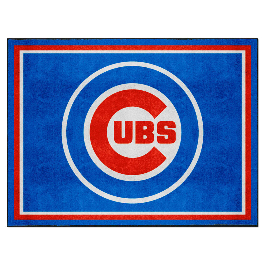 Chicago Cubs 8ft. x 10 ft. Plush Area Rug