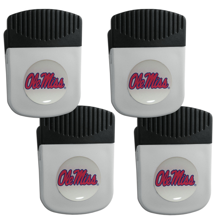 Mississippi Rebels Clip Magnet with Bottle Opener, 4 pack