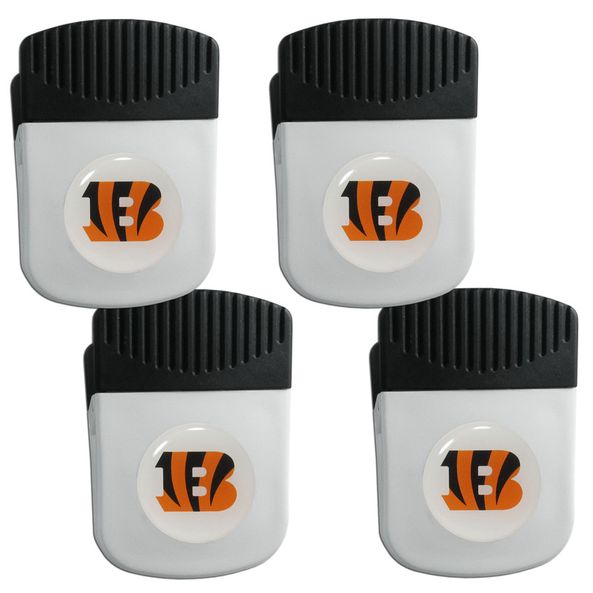 Cincinnati Bengals Clip Magnet with Bottle Opener, 4 pack