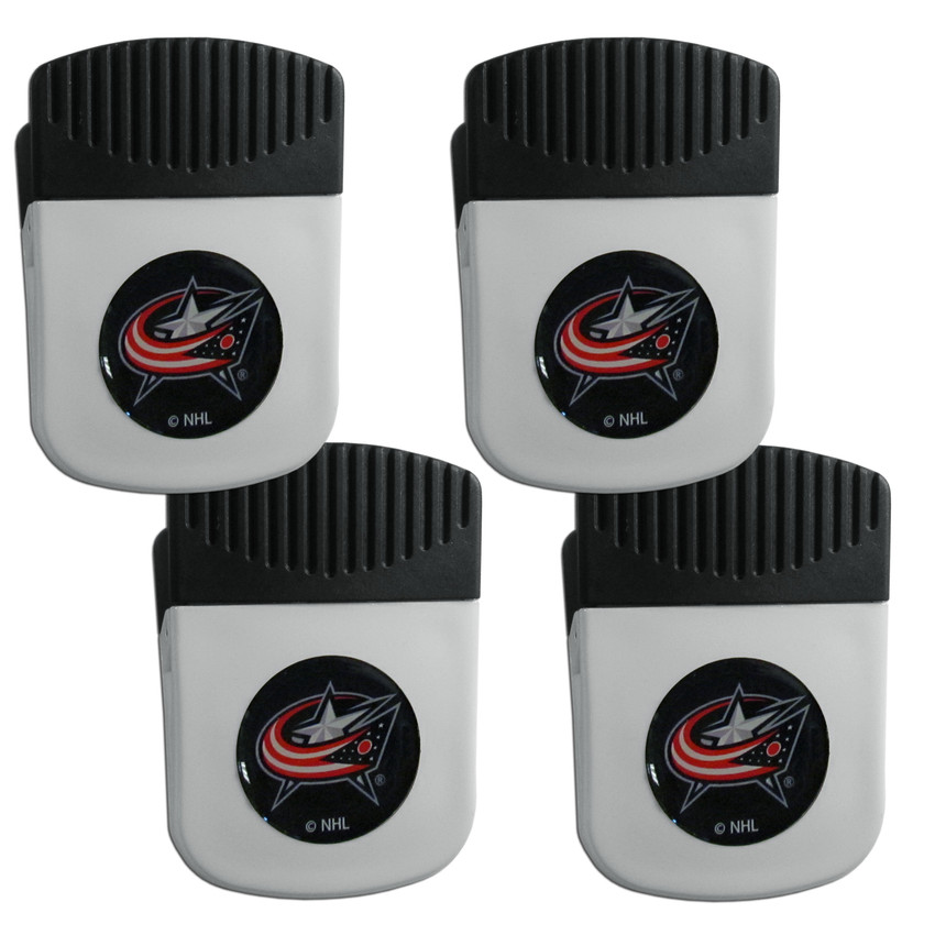 Columbus Blue Jackets Clip Magnet with Bottle Opener, 4 pack