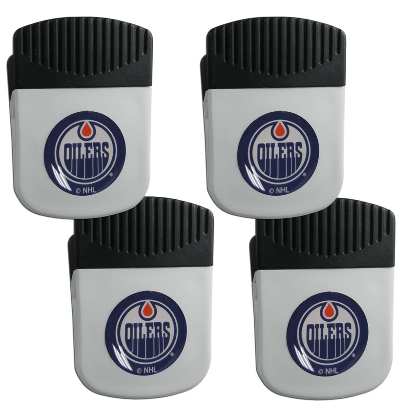 Edmonton Oilers Clip Magnet with Bottle Opener, 4 pack