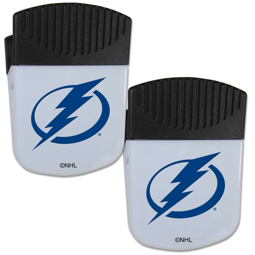 Tampa Bay Lightning Chip Clip Magnet with Bottle Opener, 2 pack