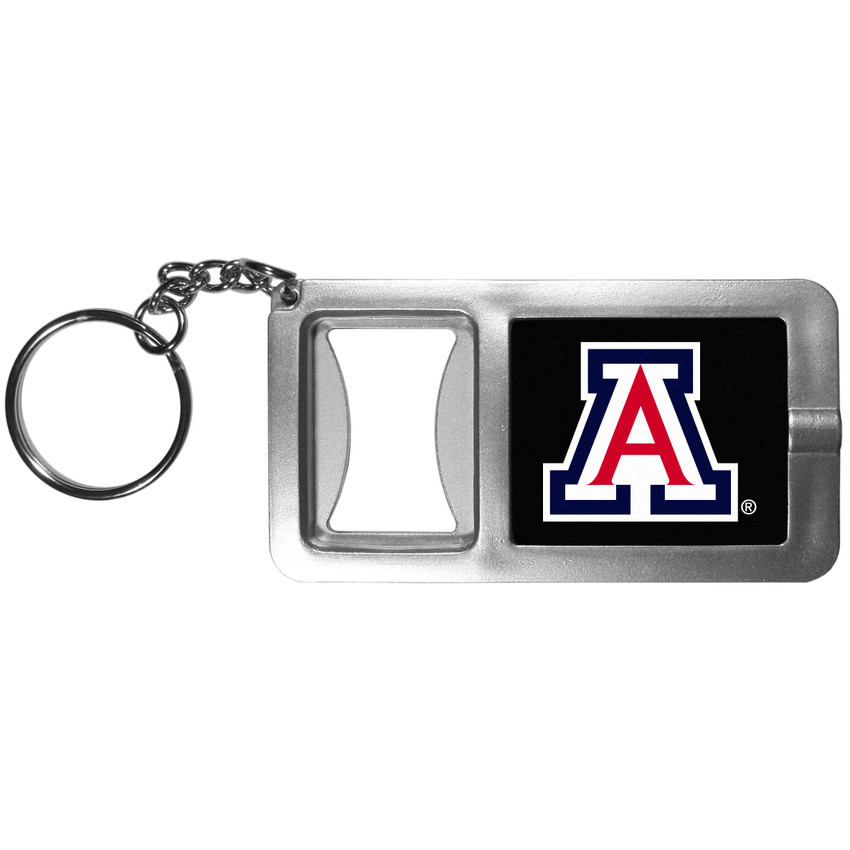 Arizona Wildcats Flashlight Key Chain with Bottle Opener