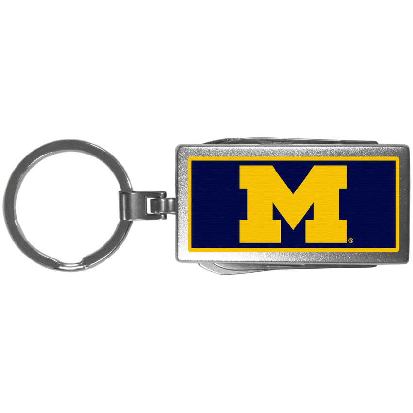 Michigan Wolverines Multi-tool Key Chain, Logo