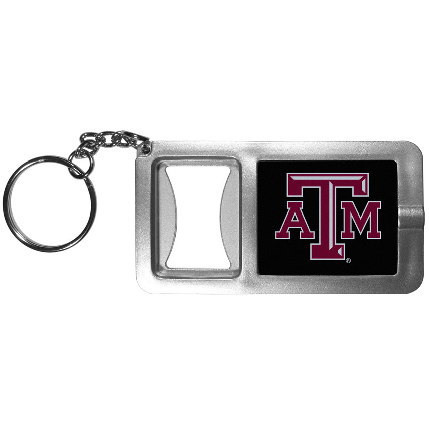 Texas A & M Aggies Flashlight Key Chain with Bottle Opener