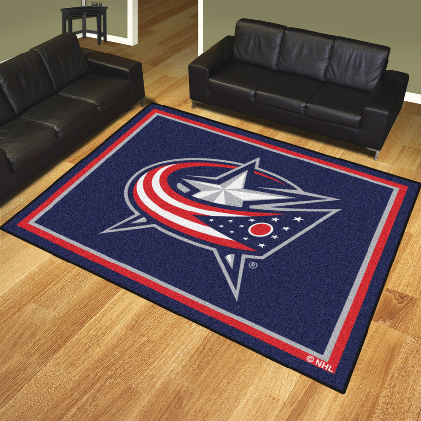 NHL - Columbus Blue Jackets 8x10 Rug 87"x117"