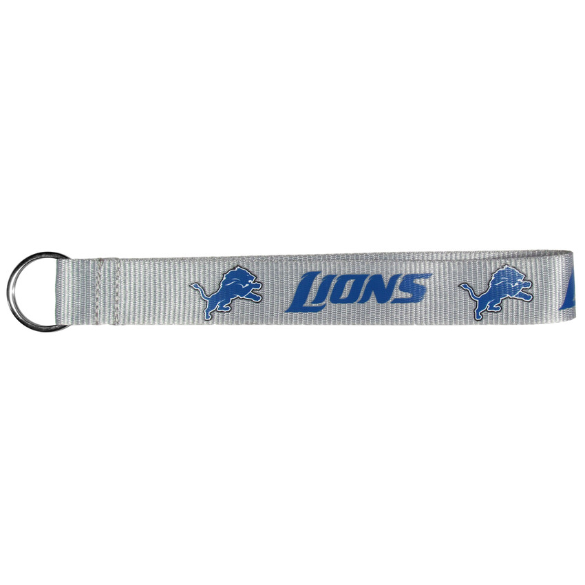 Detroit Lions Lanyard Keychain ID Holder NFL Fan Accessory Key Chain