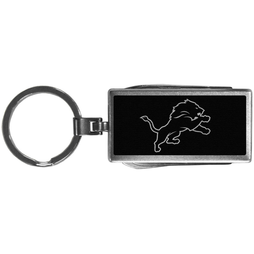 Detroit Lions Multi-tool Key Chain, Black