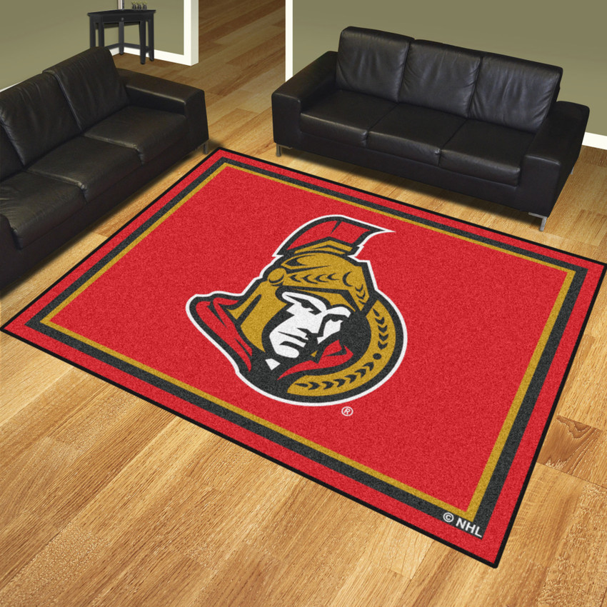 NHL - Ottawa Senators 8x10 Rug 87"x117"