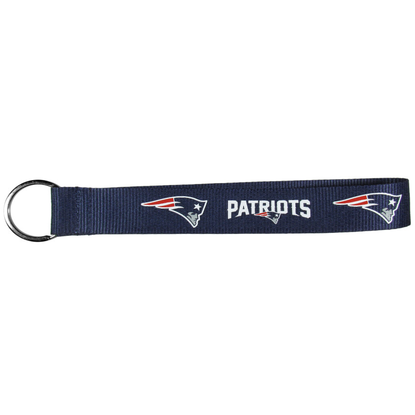 New England Patriots Lanyard Keychain ID Holder NFL Fan Accessory Key Chain