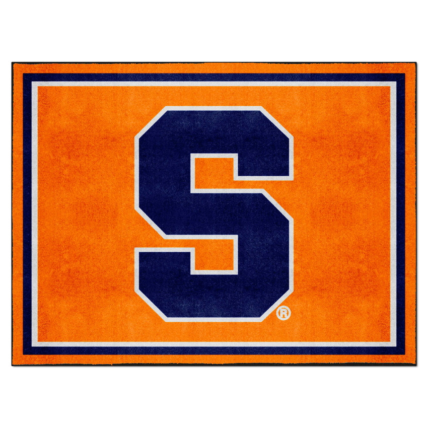 Syracuse Orange 8ft. x 10 ft. Plush Area Rug