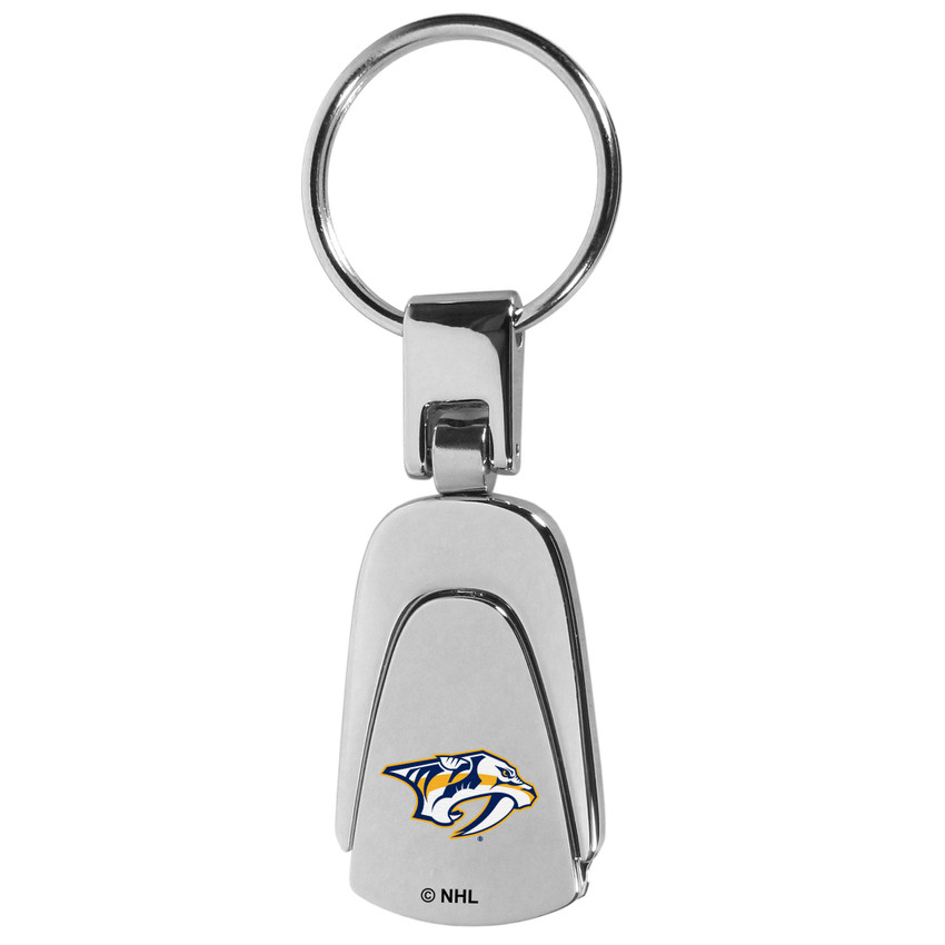 Nashville Predators® Steel Teardop Key Chain