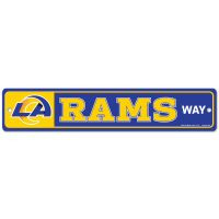 Los Angeles Rams Street / Zone Sign 3.75" X 19"