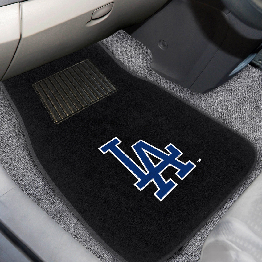 MLB - Los Angeles Dodgers 2-pc Embroidered Car Mat Set 17"x25.5"